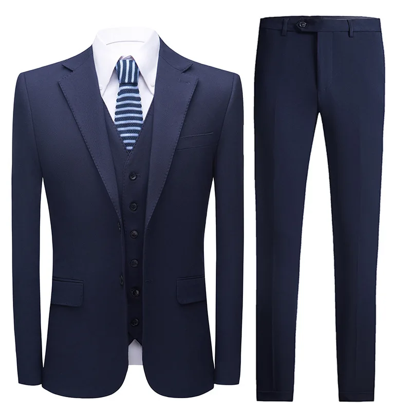 LE1020 vestito da uomo Slim Fit Business Casual Suit abbigliamento da lavoro professionale sposo Wedding Business Casual Groomsmen Dress