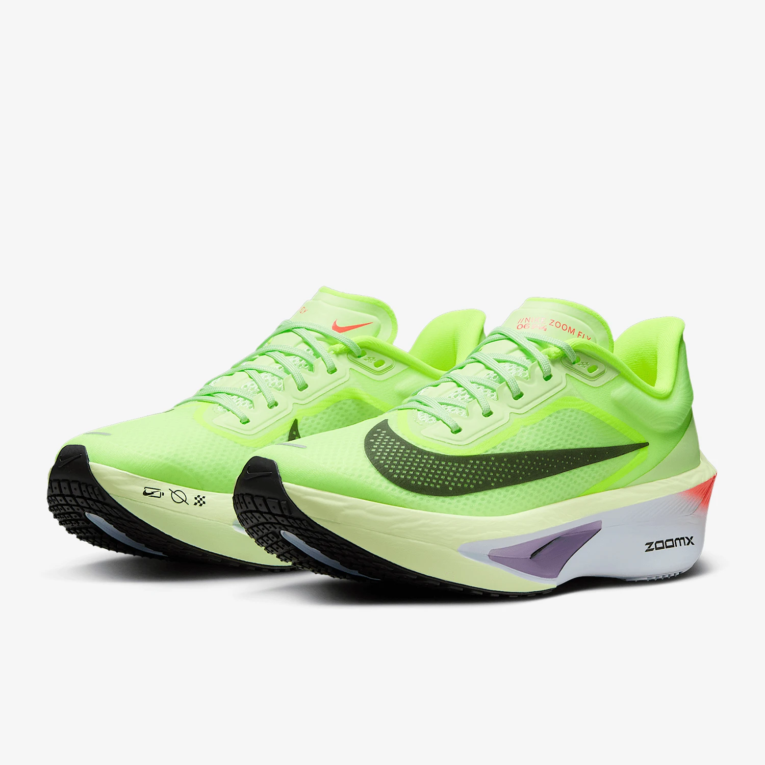 Официальные женские кроссовки Nike Zoom Fly 6, дышащие, износостойкие, с сеткой FN8455-701