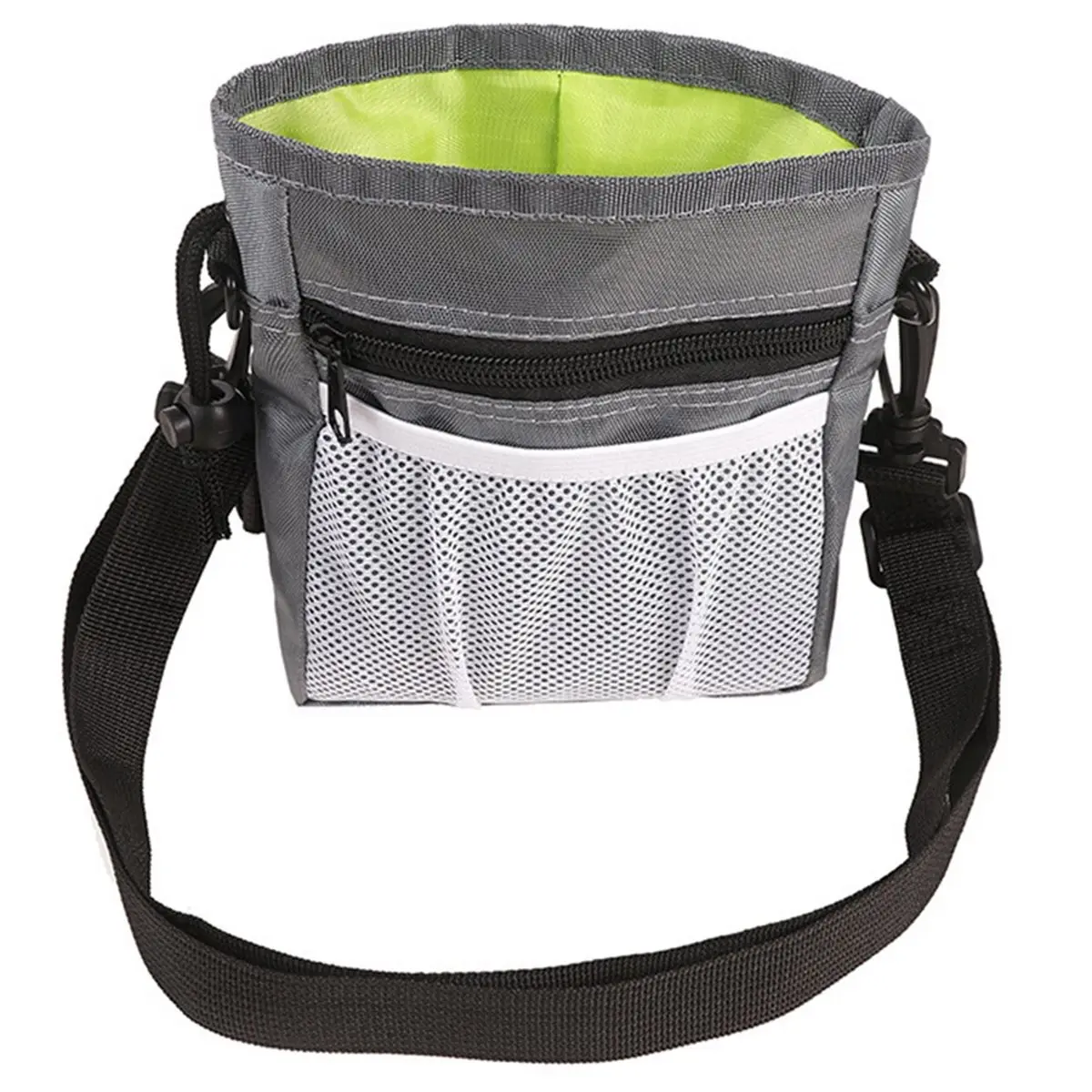 ABDD HOT  Pet Dog Training Treat Bag - Detachable Snack Reward Pouch with Interactive Features Grey