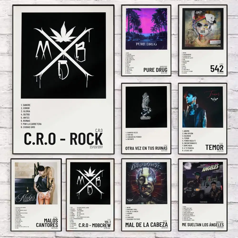 

Argentina C-C.R.O Album Poster Wall Art Sticky for Living Room Bedroom Office Hallway Bar Home Decor Gift Idea