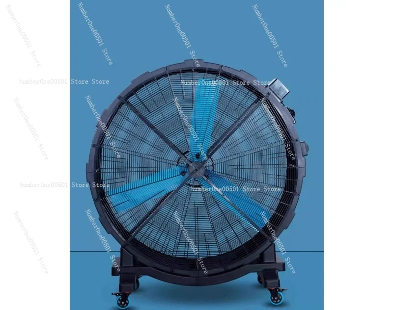 Industrial Powerful Turbo Electric Fan Large High Speed Mobile Floor Fan for Outdoor Construction Site Factory Warehouse Cooling