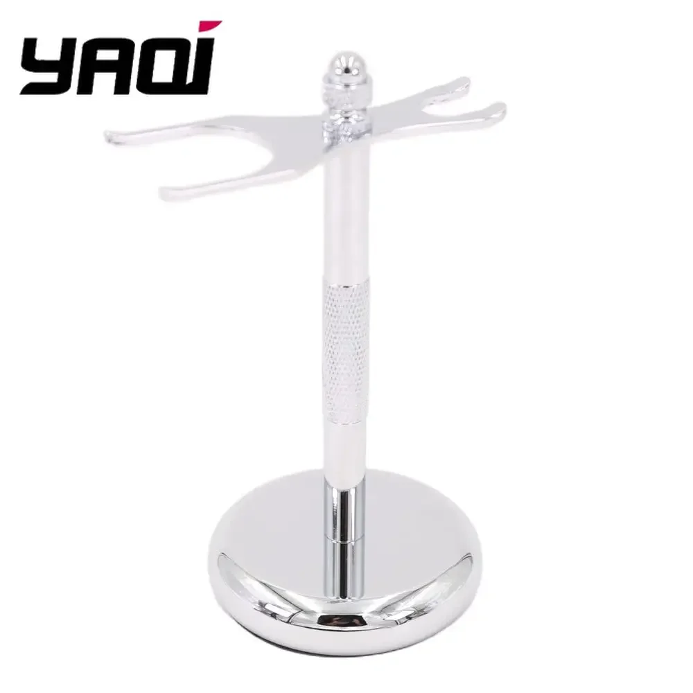 Yaqi Men's Shaving Brush And Razor Stand Set Knot Size 26-28mm - Premium Grooming Accessories for Smooth Shaves