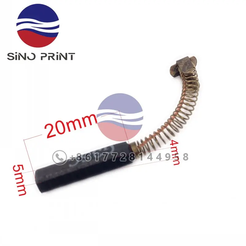 6 Pcs Carbon Brush 20*4*5mm 20x4x5mm For Roland 200 Printing Machinery Parts