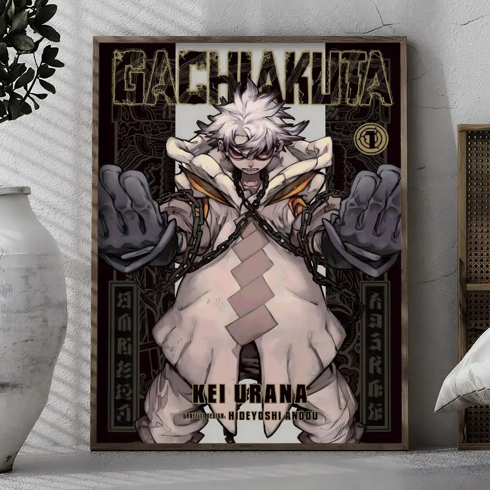 G-Gachiakuta أنيمي ملصق للإزالة الجدار ملصق ذاتية اللصق الفن جدارية المنزل مكتب غرفة المعيشة غرفة الطعام جدار ديكور