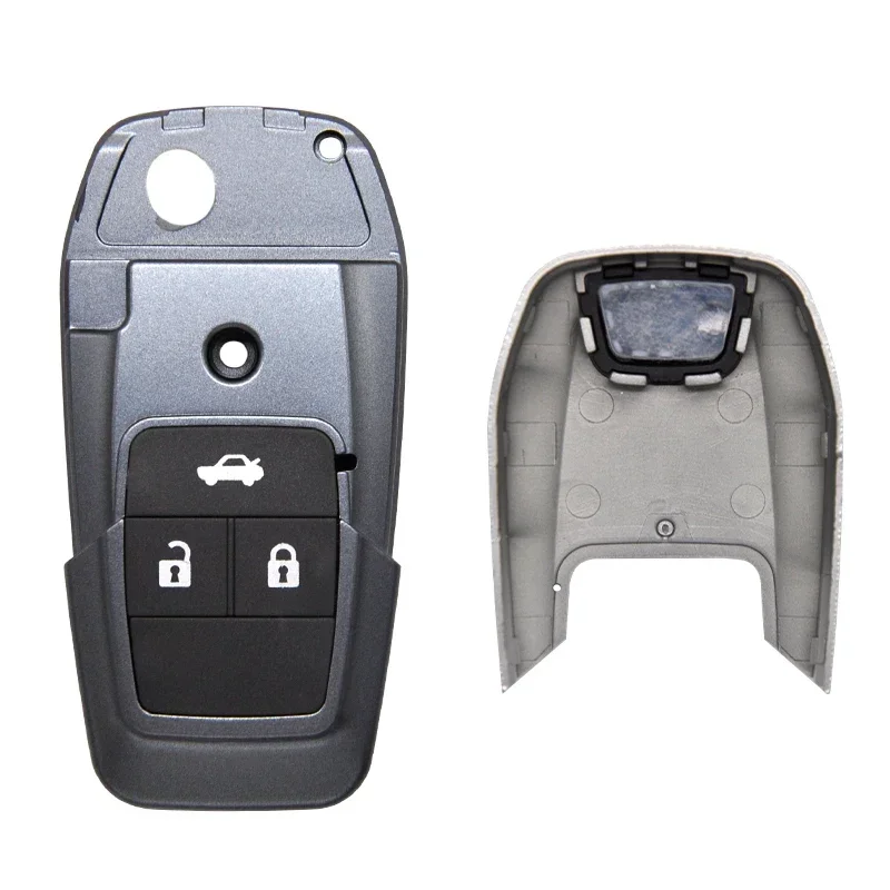 HE Xiang Car Key Shell Case per Toyota Corolla Camry RAV4 Auris Prado Tarago REIZ Crown Avalon Venza Upgrade Ferrari Type Flip