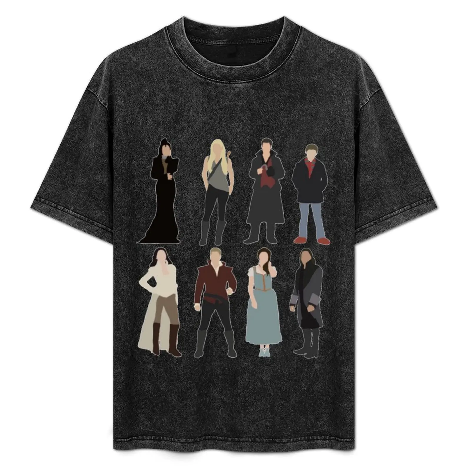 OUAT Main Characters T-Shirt tops blacks customs design your own sports fans Short sleeve tee men