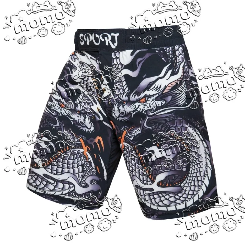 Cody Men MMA Shorts No Gi BJJ Grappling Kickboxing Custom Muay Thai Training Short Pants Green Male Gym Sublimation Fight Shorts