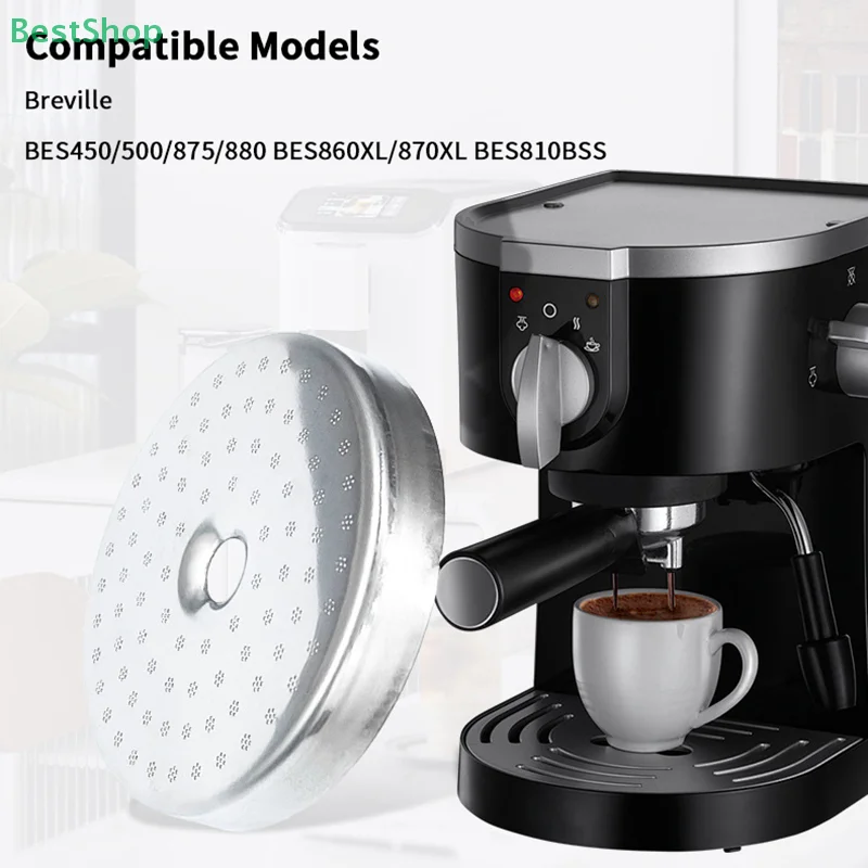 ❤Coffee Machine Contact Shower Screen Puck Screen Filter Stainless Steel Coffee Machine Powder Bowl Filter Screen
