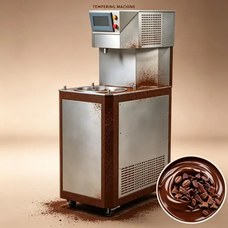 Commercial Chocolate Melter Tempering Machine Automatic Temperature Control Equipment for Bakery Confectionery