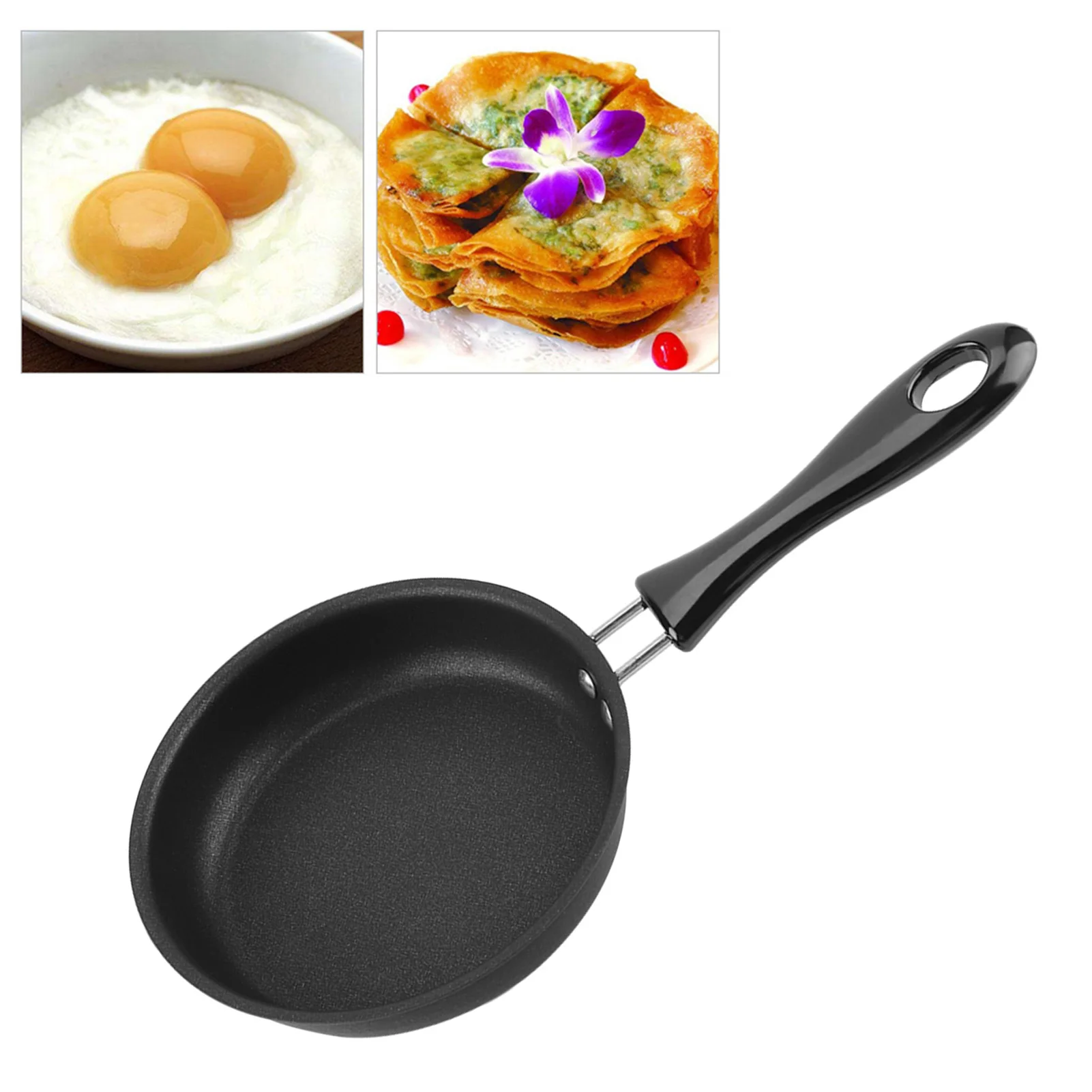 Portable Mini Frying Pan Poached Egg Household Small Kitchen Cooker