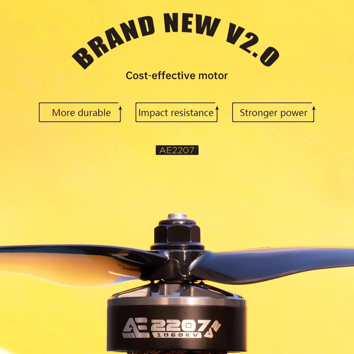 4 قطعة محرك Axisflying AE2207 V2 بدون فرش FPV - 1750KV / 1860KV / 1960KV / 2100KV