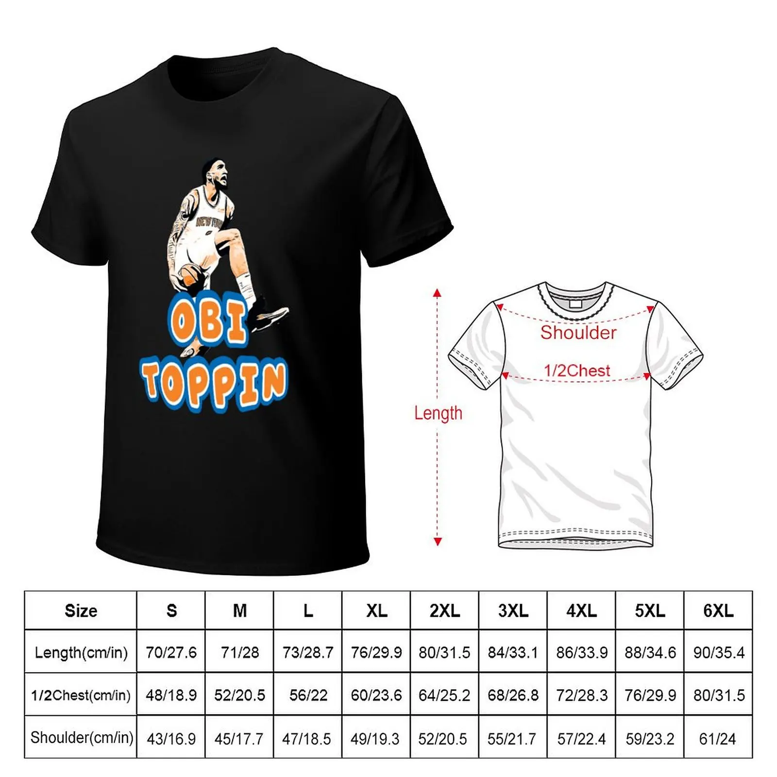 Obi Toppin Between the Legs Dunk T-Shirt Large Size Casual Tee Shirt