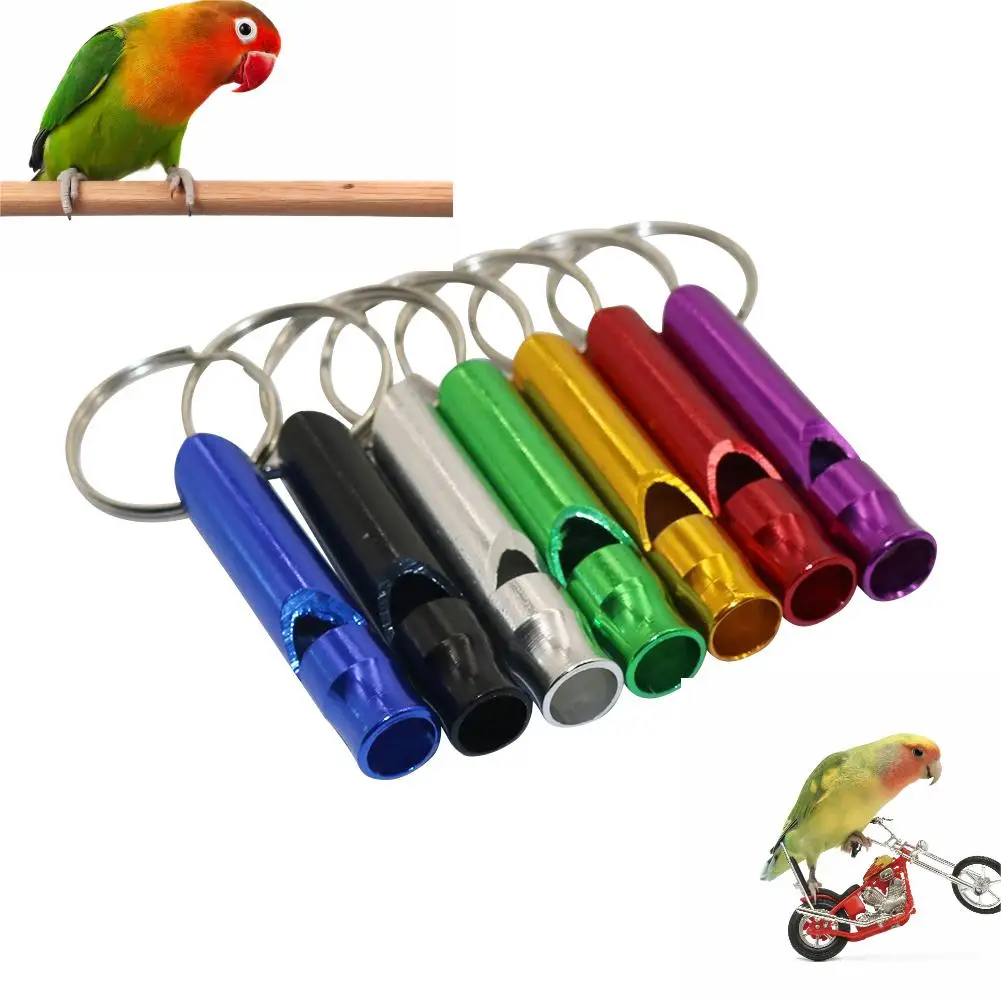 7 Pcs Bird Outdoor Training Whistle Metal Multifunctional Ca