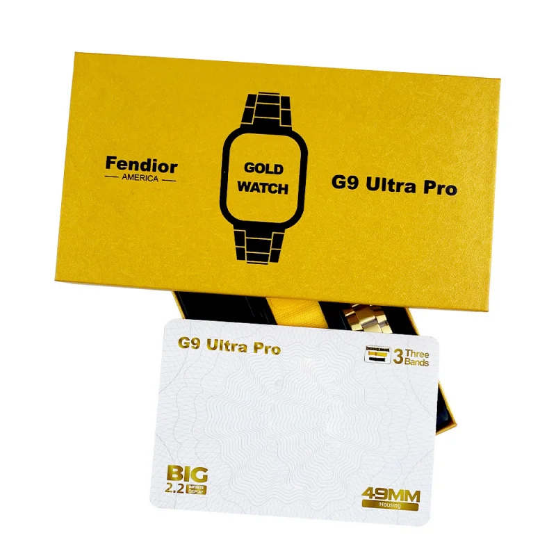 Reloj Local GoldG9UltraProSmart, pulsera de Tres correas con gesto, TouchRDFIT