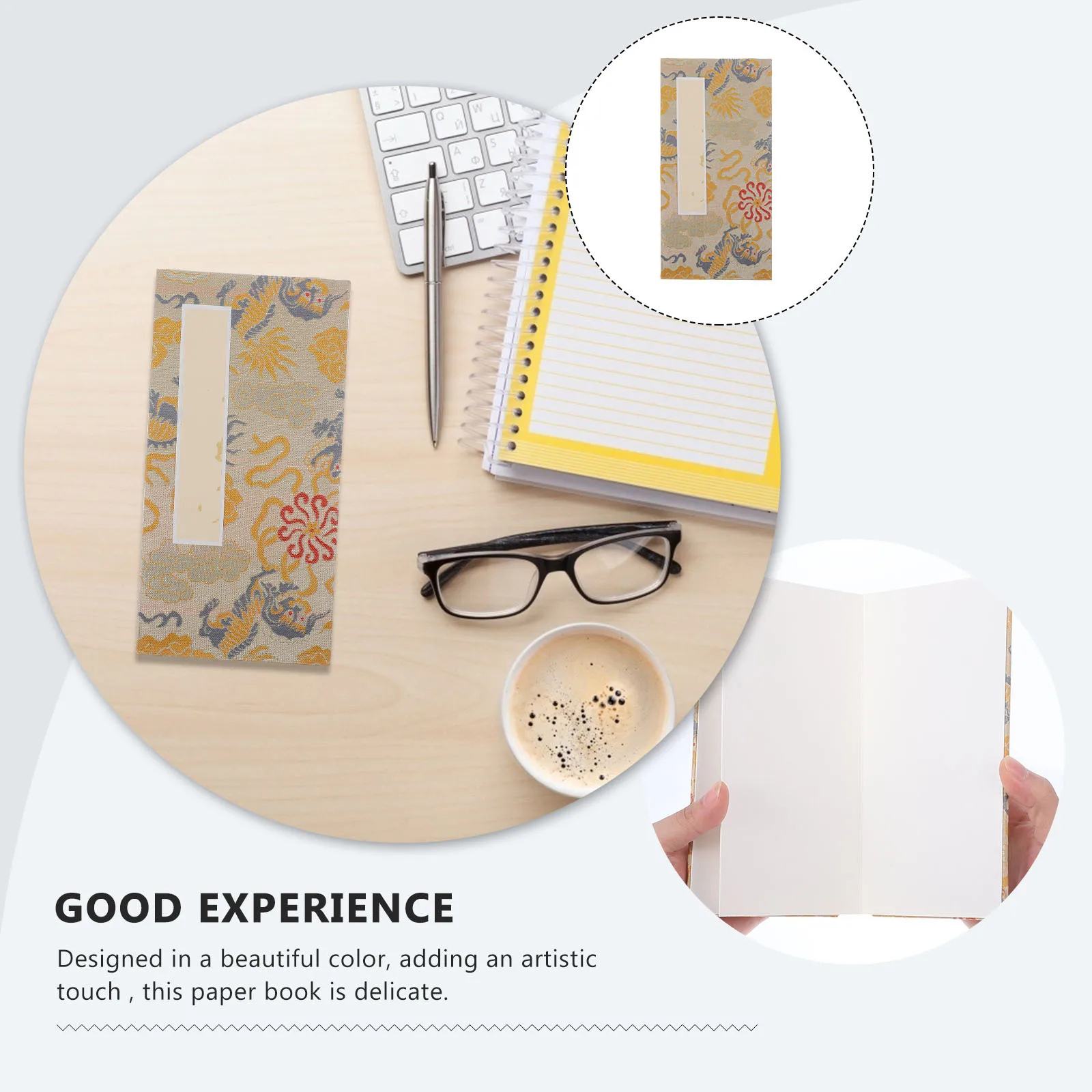 

Foldable Blank Xuan Paper Book Calligraphy Painting Paper Chinese Art Calligraphy Supplies for Drawing Practice