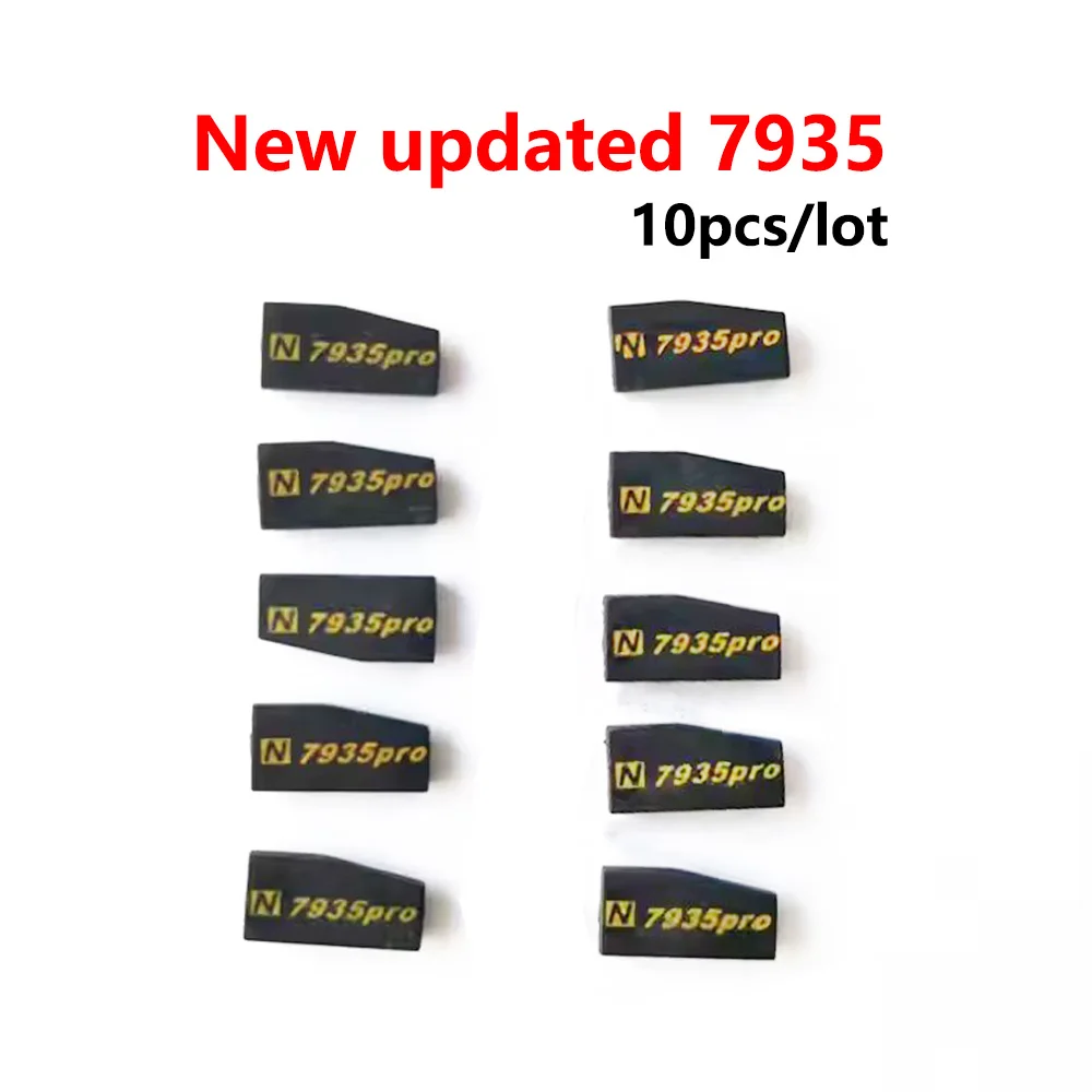 10pcs/lot New updated 7935 pro ID40 aftermarket Blank PCF7935 (T16) replace by PCF7935AA PCF7935AS Transponder chips PCF 7935