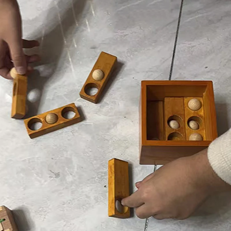 어린이와 성인을 위한 어려운 나무 두뇌 티저 퍼즐 36가지 전략 루반 IQ 테스트 장난감 마인드 챌린지 게임