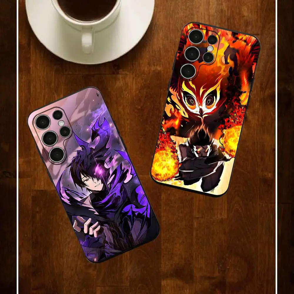 Kang-woo Lilia Player Silicone Case For Samsung S25 24 23 22 21 20 Plus Ultra 5G Lite Shockproof Cover