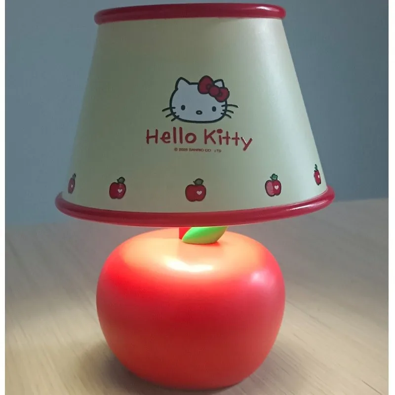 2026 Sanrio Hello Kitty Cute Apple Night Light LED Red White Series for Bedroom Nightstand Anime Style Kawaii Cartoon Holiday view 4