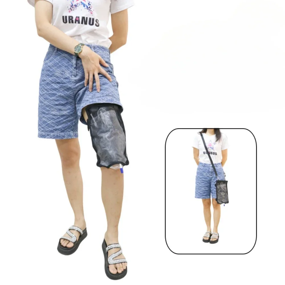 Portable Drain‑Bag Waist‑Carrying Pouch, Light‑Weight Fluid‑Collection Holder, Hands‑Free Storage Cover for Collecting Pouches