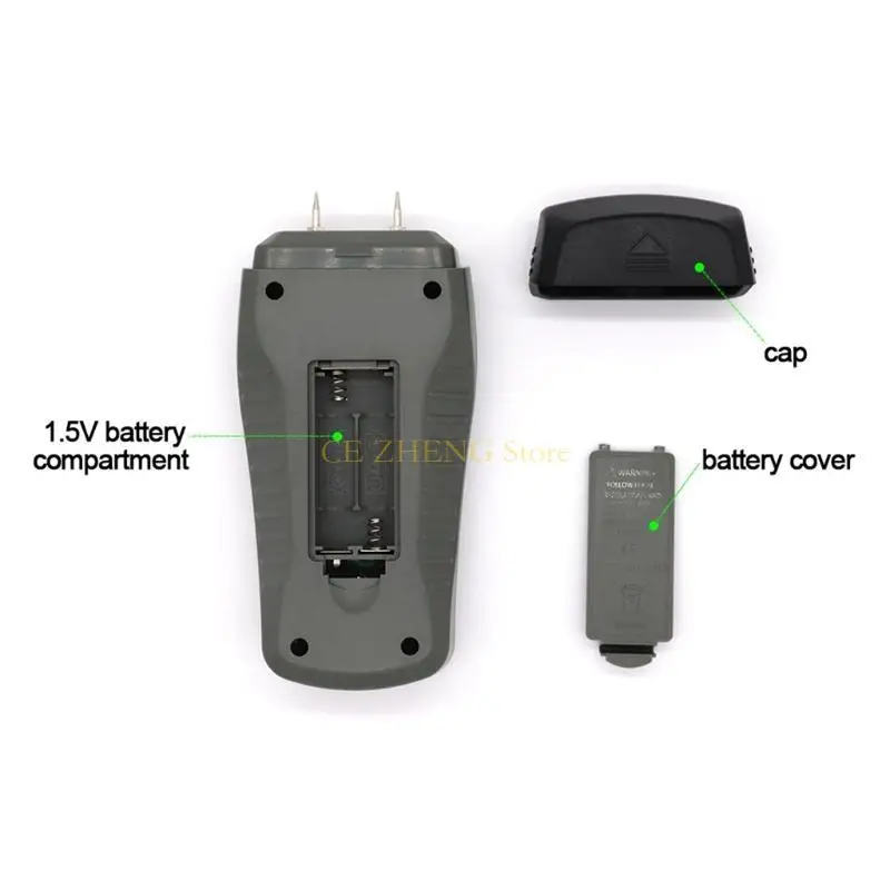 

E56B Портативный измеритель влажности древесины Цифровой детектор влажности Тестер влажности Pin-типа