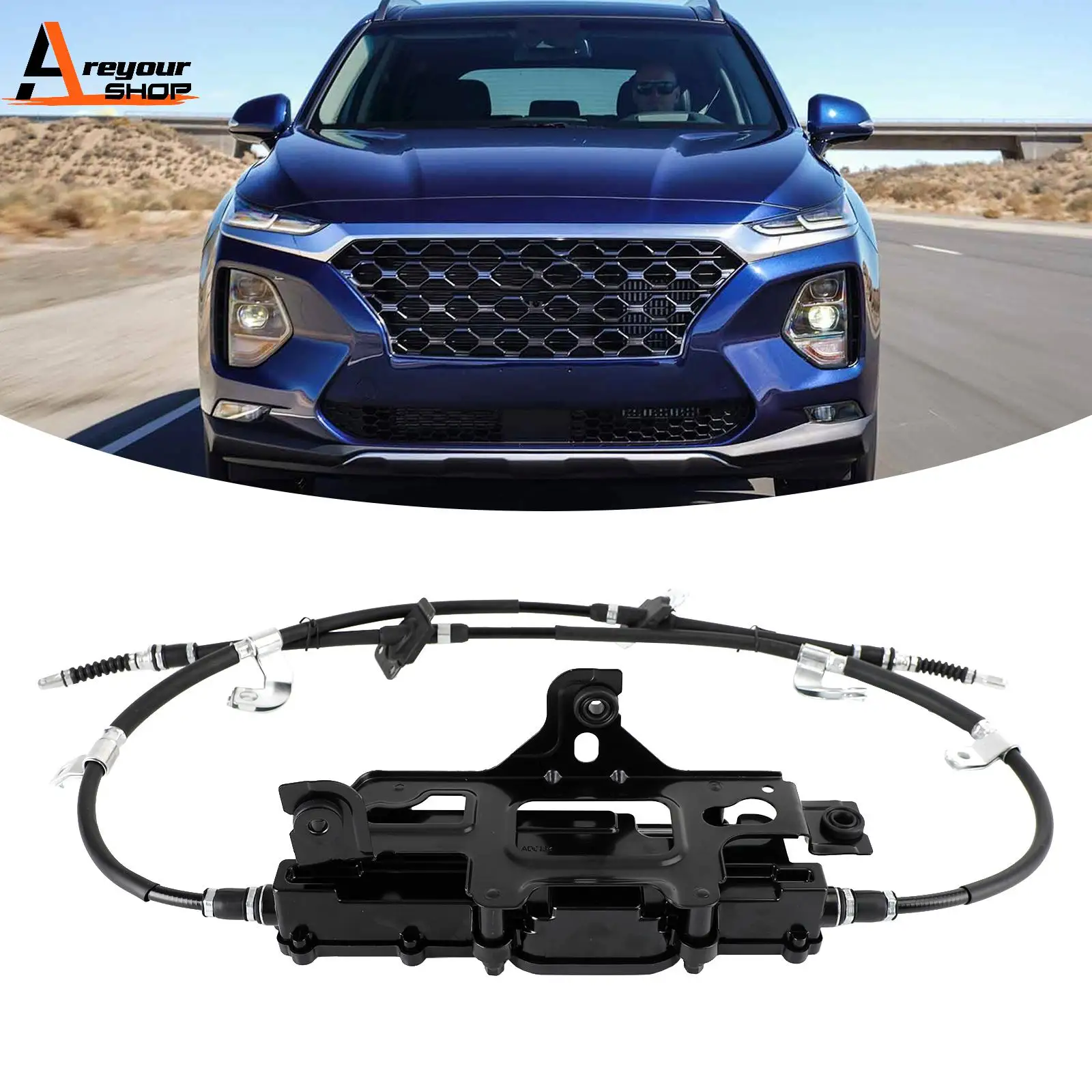 Areyourshop Parking Brake Handbrake Actuator Module 59700B8800 For Hyundai SantaFE 2012-2019