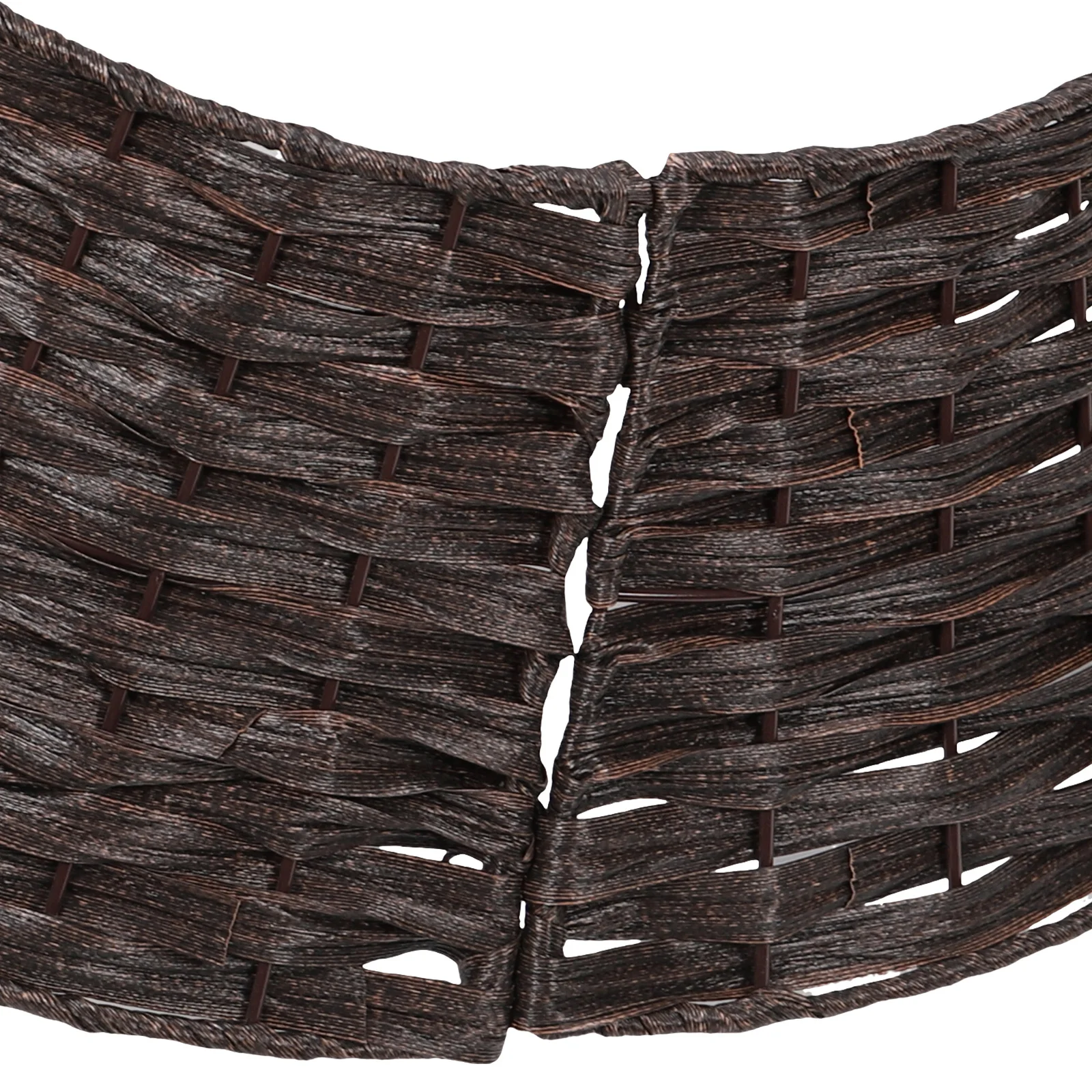 

Christmas Tree Skirt Plastic Tree Collar Decoration for Xmas Party Home Shop Hotel Festive Holiday Decor