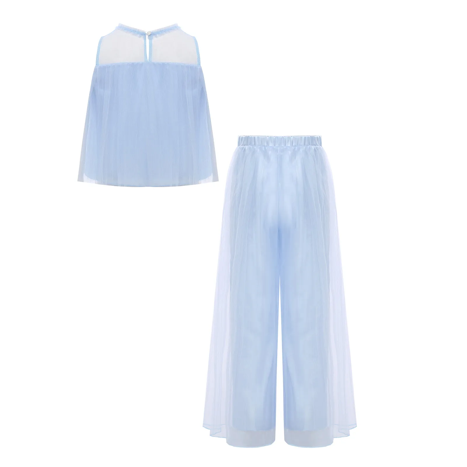 Elegant Girls Lyrical Dance Costume Stage Performance Prom Gown Children Princess Costumes Ceremony Carnival Festival Dress