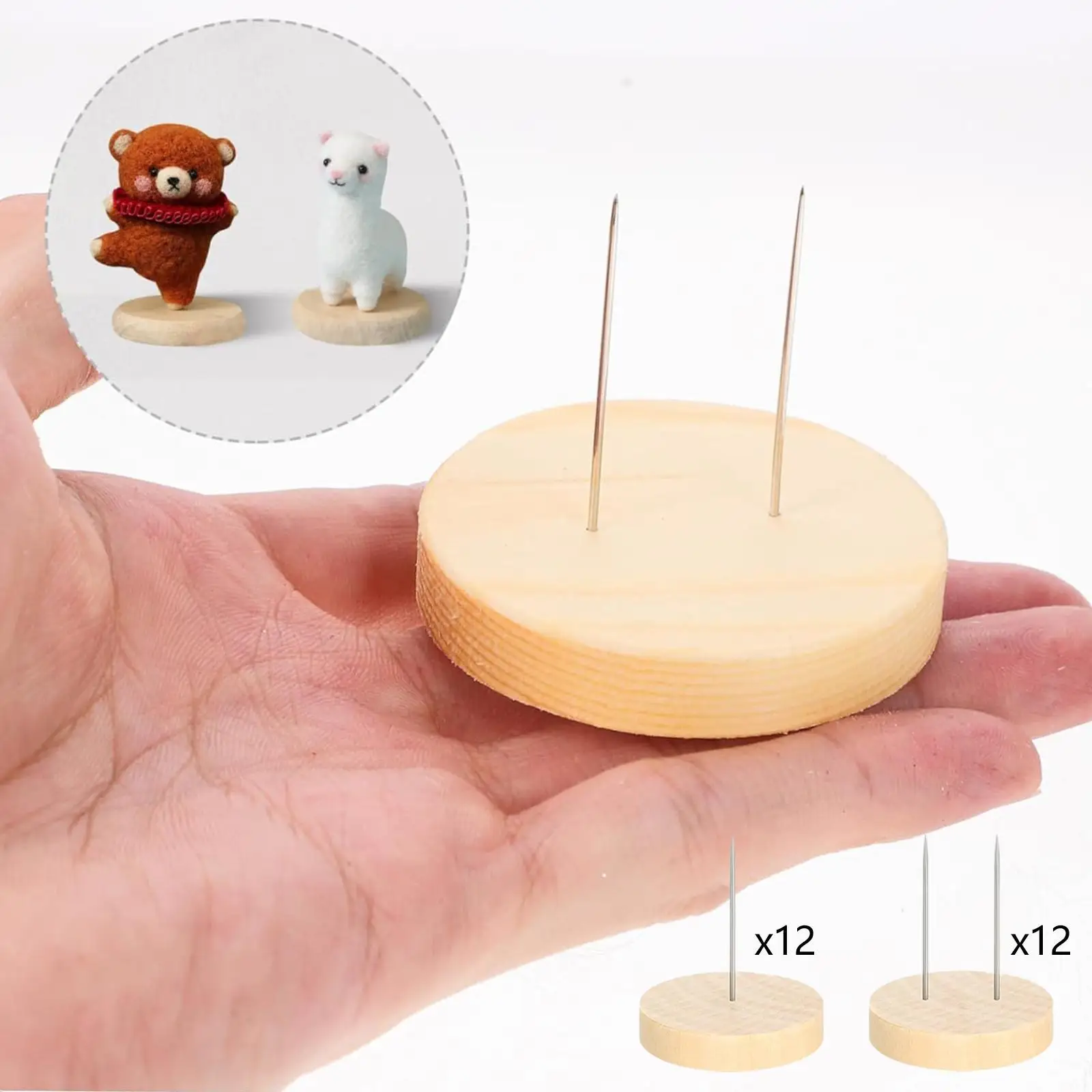 24 قطعة من حوامل عرض دمى الكروشيه DIY رفوف تخزين عملية للديكور