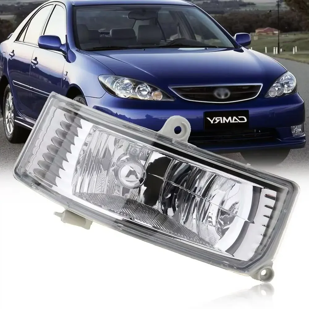 Front Bumper Fog Light Assembly Left & Right Pair For Toyota Camry 2004-2006 Dual Side Driving Lamp Improve Driving Visibility