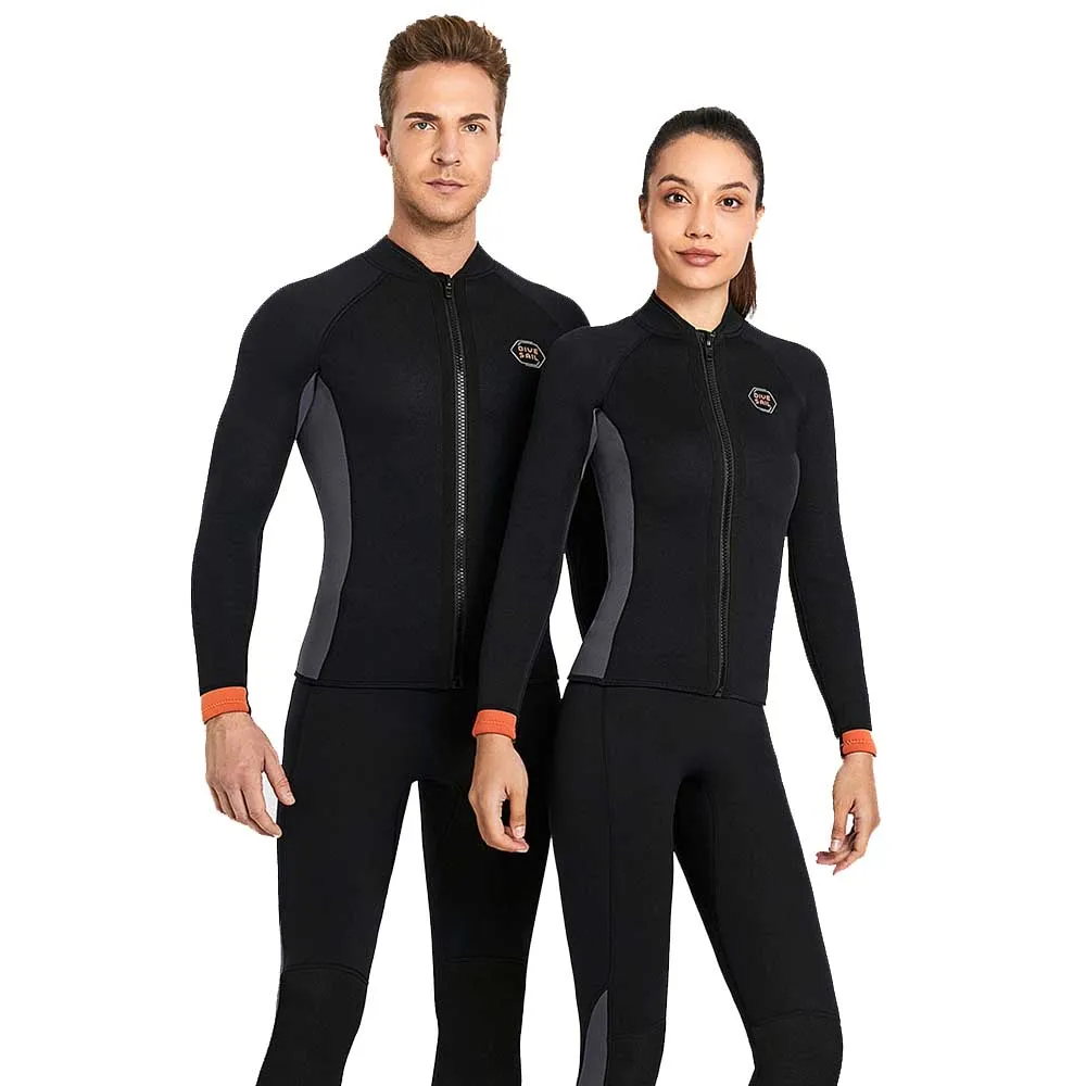 3MM Neoprene Diving Suit Split Top Long Sleeved Diving Suit Cold and Warm Diving Large Surfing Suit
