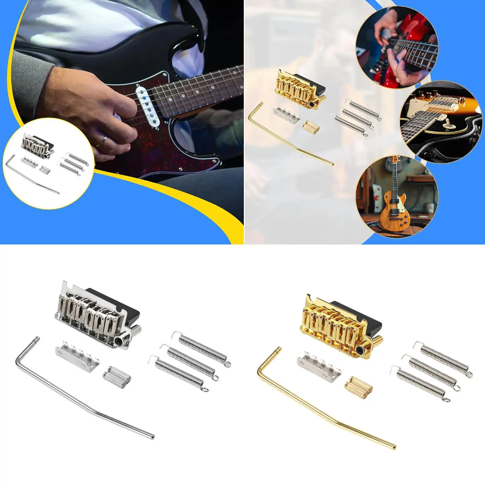 

Электрогитарный тремоло-бридж: стильный, профессиональный, практичный музыкальный инструмент