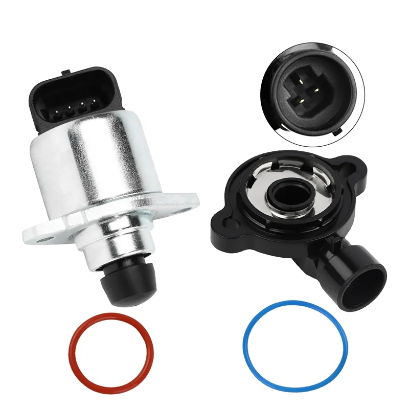 New Throttle Position Sensor And Idle Air Control Valve Parts Set For LS Chevy GM 17123852 17113598