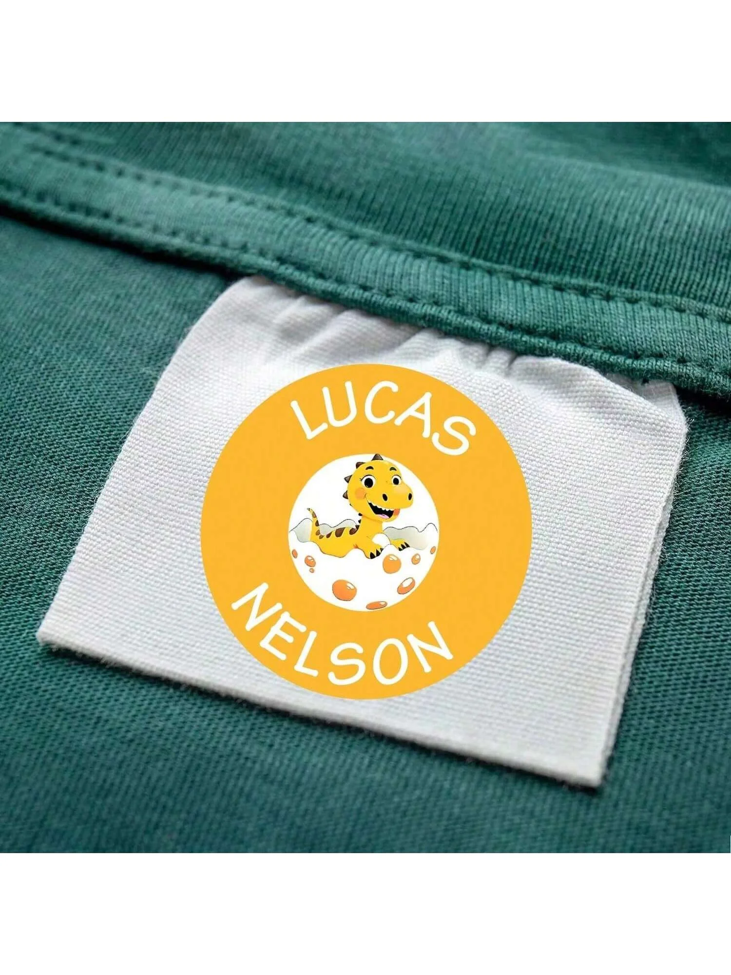 Custom Name Stickers 130 Pieces - Waterproof Personalized Adhesive Labels for Clothing