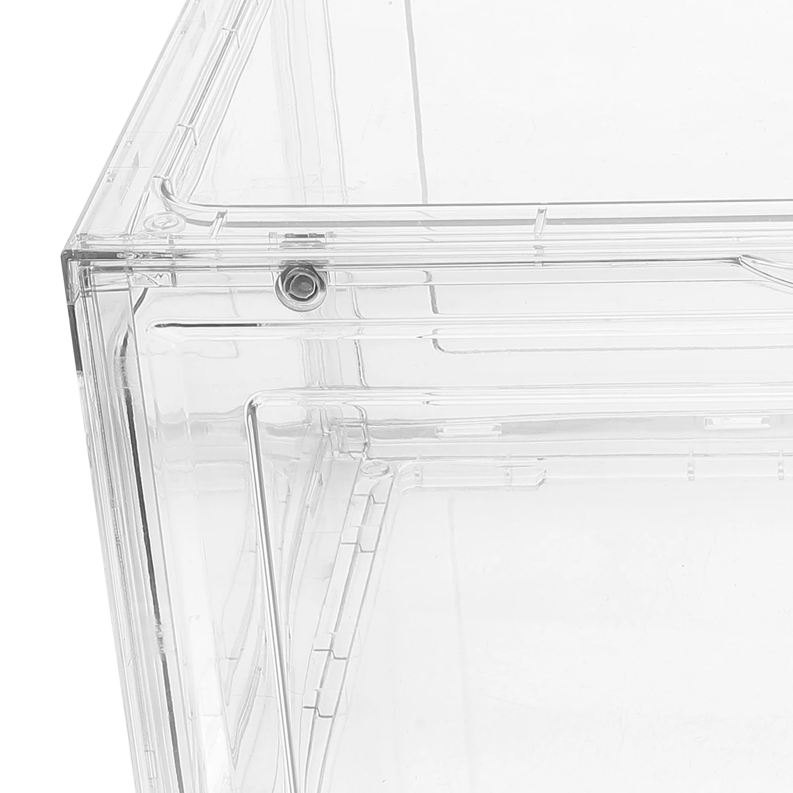 

Clear Large Box For Kitchen Countertop Sturdy Pet Storage Container Dust Proof Snacks Fruits Utensils Holder Bakery Coffee Shop
