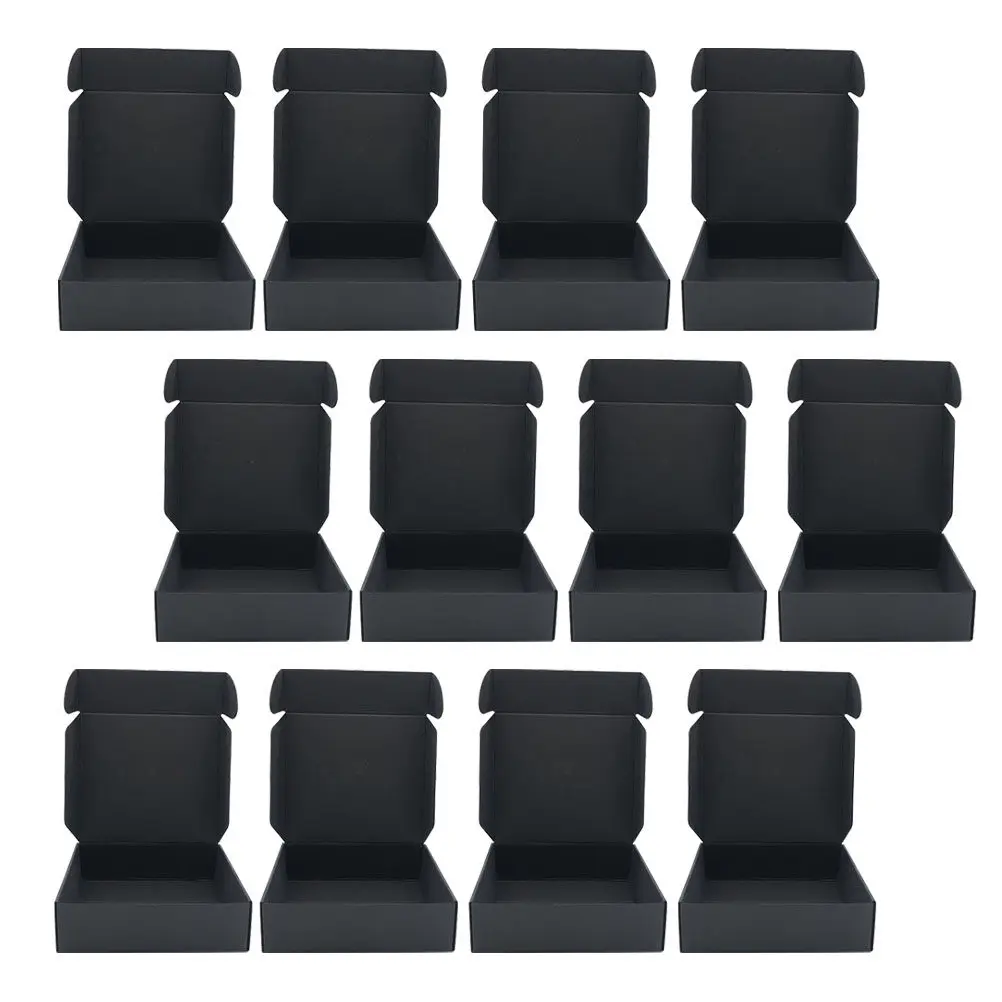 24pcs-black-cardboard-paper-shipping-boxes-foldable-lightweight-storage-moving-packing-package-boxes-black-cases