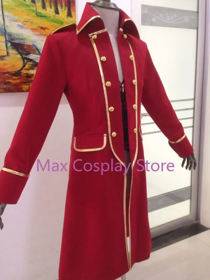 Max Cos Kaizouku Sentai Gokaiger Captain Marvelous Cosplay Costume Only Overcoat Customized size