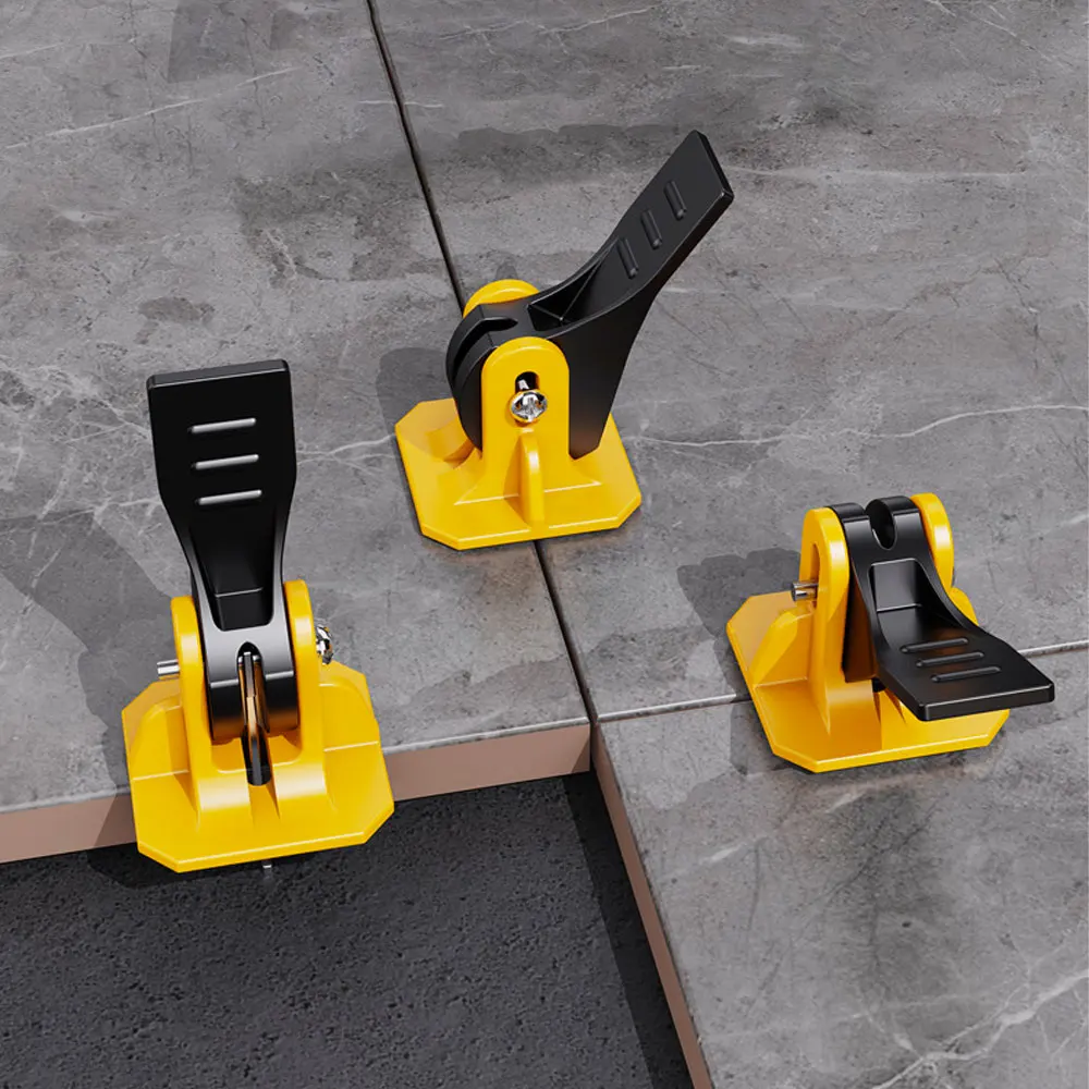 Reusable Tile Leveling Clips Adjustable Tile Leveler Tool Ceramic Floor Wall Tile Installation Construction Paving Accessory
