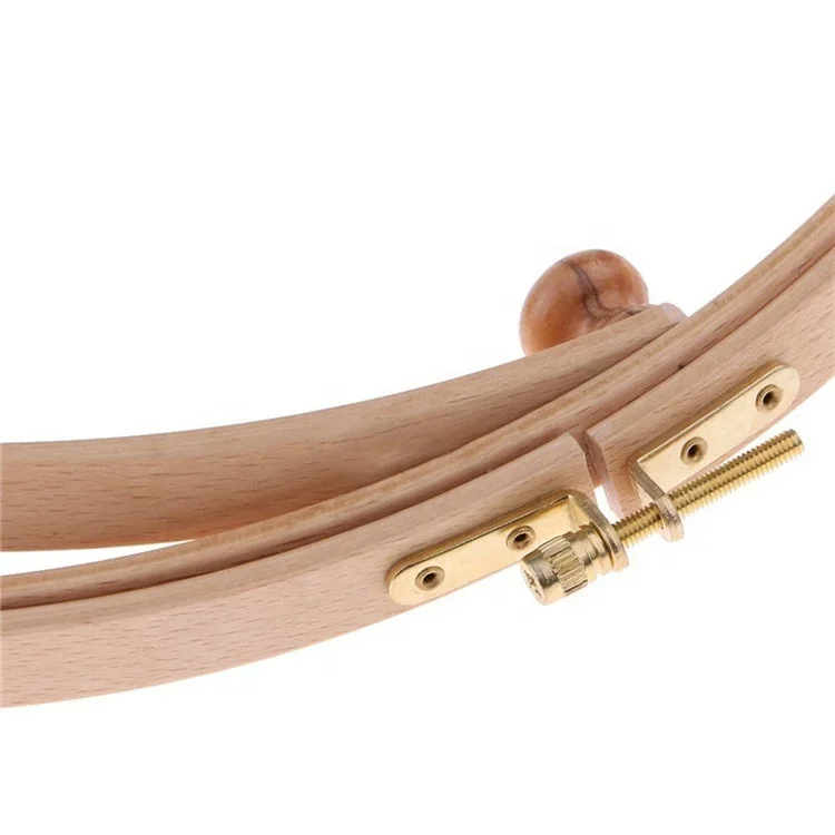 إطار مطرز خشبي حامل قابل للدوران قابل للتعديل عبر غرزة هوب الدائري لمعظم حجم الخياطة الفنية الحرفية اليدوية