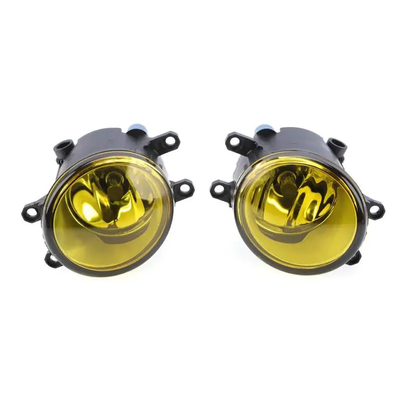 For Toyota Camry Corolla 2006-2013 Front Fog Light w/H11 Bulb Front Bumper Driving Fog Light Lamp Assembly Yellow Lens