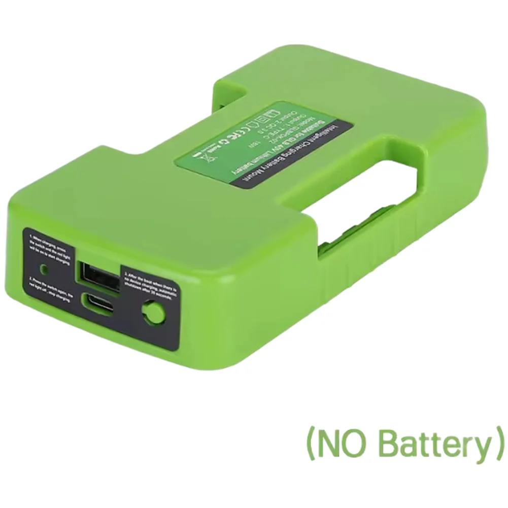 USB Charger Attachment for 40V Battery Powered Tools For Compatible with Belt Mount Outdoor Use Portable Charging