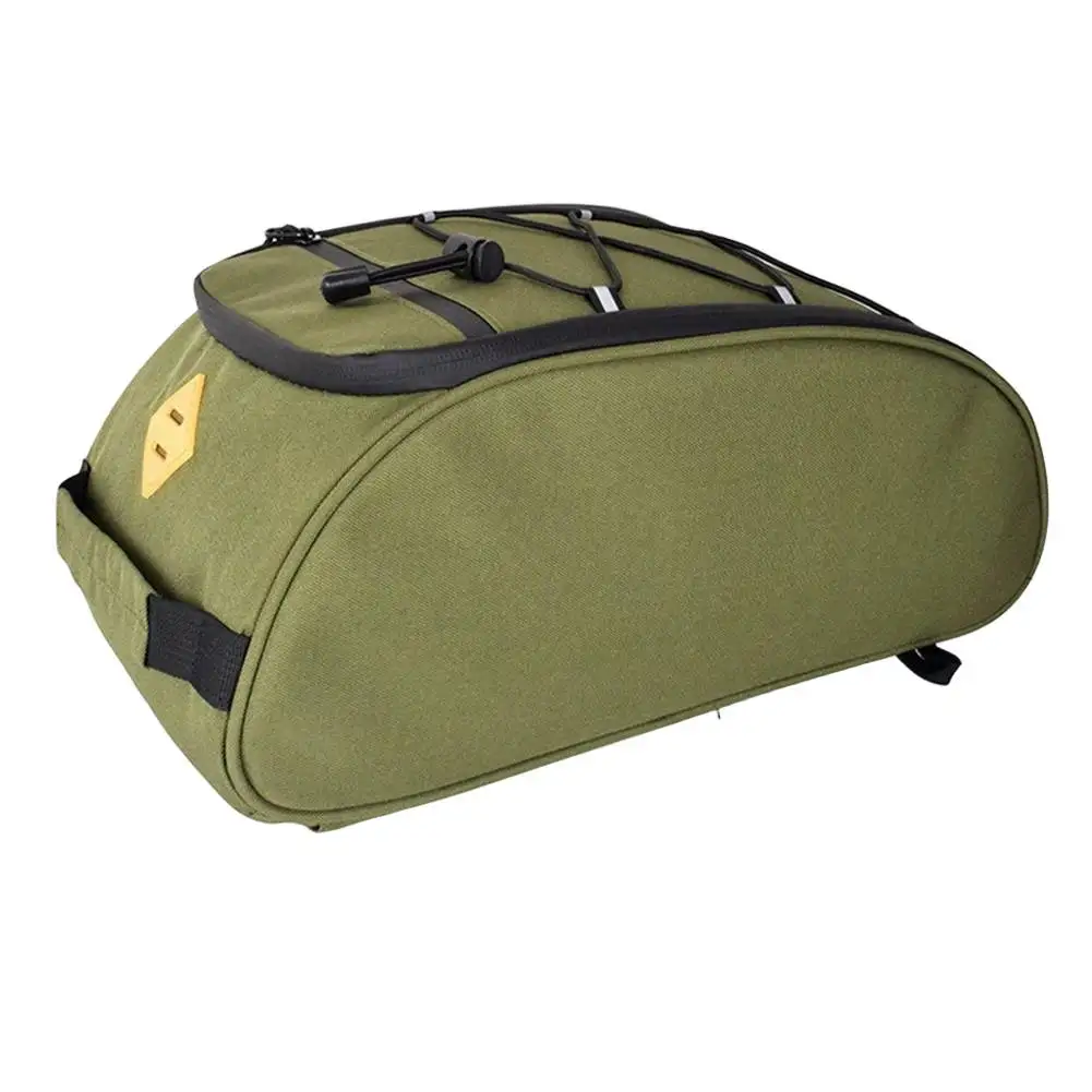 1 Stück 8L Fahrrad-Gepäckträgertasche, wasserdichte Nylon-Hecktasche mit Schnellverschluss und Schultergurt für MTB-Pendlerfahrten – Detail 2