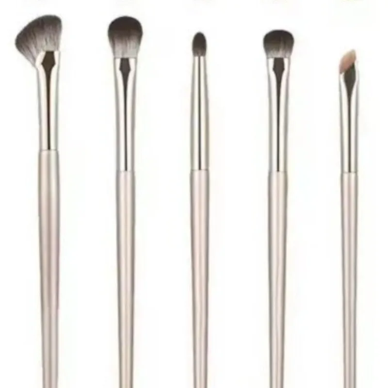 مجموعة فرش مكياج ذهبية مكونة من 10 قطع وحقيبة تخزين متعددة الوظائف محمولة للسفر مجموعة فرش مكياج لظلال العيون وفرشاة أحمر الخدود #6