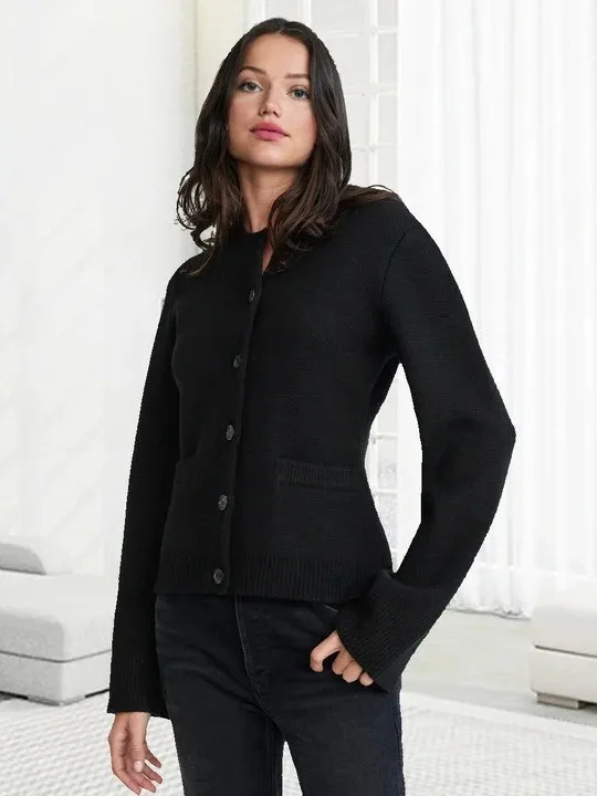 Truien Truien Vesten Dames en met crop top samen Gedraaid garen Textuurontwerp Normaal lijntekeningen Veelkleurig Frans sexy