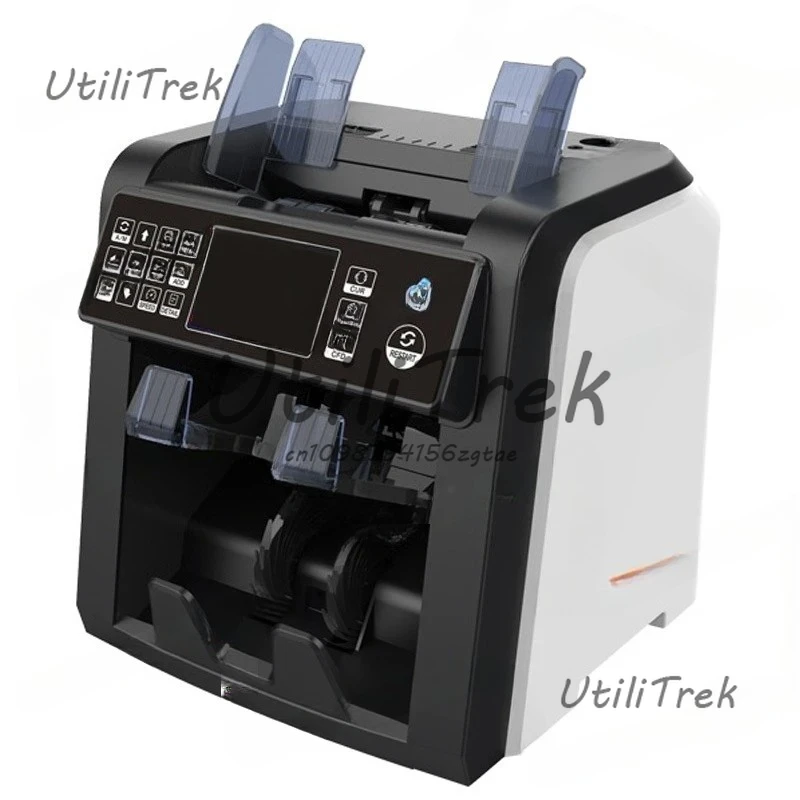 

AL-950 Intelligent Mixed Money Counter with Fake Bill Detection Health Check Dual Sensor Currency Counting Machine