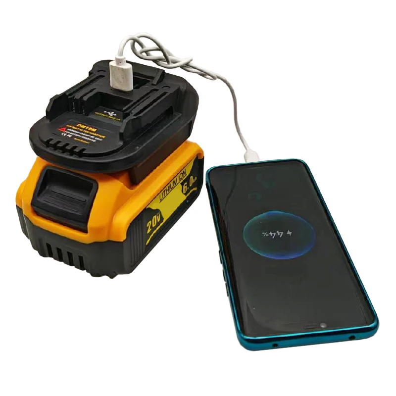 Electric Power Tool Adapter Converter Battery Adapter for Dewalt DCB200 DCB205 20V Lithium to for Makita BL1830 image 4