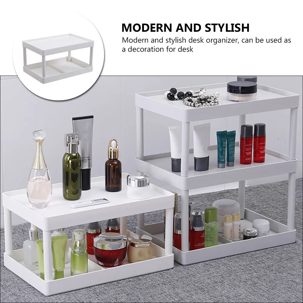 

Desktop Storage Rack Stylish ganizer Shelf Premium Material Long Term Phone Pens Cosmetics Office Supplies Multifunctional