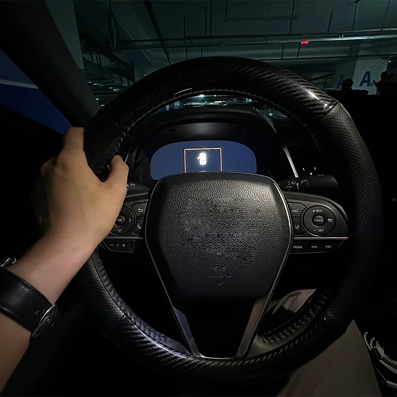 Чехол на руль с улучшенным управлением Ford F150 из натуральной кожи с карбоном 3,5T LTD 2022 Raptor R F-22 2023 2021 2019 FordF150