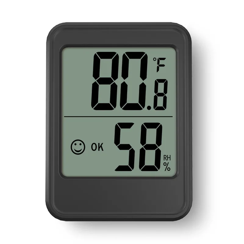 

Digital Home Electronic Digital Display Thermometer Indoor Hygrometer Temperature and Humidity Meter F/° C Switching