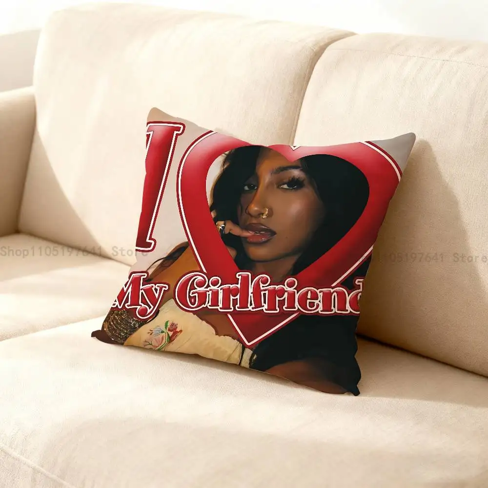 

Singer L-Lara R-Rajs Pillow Case For Sofa Decor Car Office Room Printing Cushion Cover Decorations and Protector